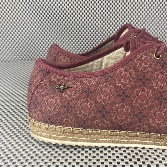 Disney x Call It Spring Aladdin Shoes Mens 10.5 Burgundy Genie Lamp Logo Lace Up - Picture 10 of 14
